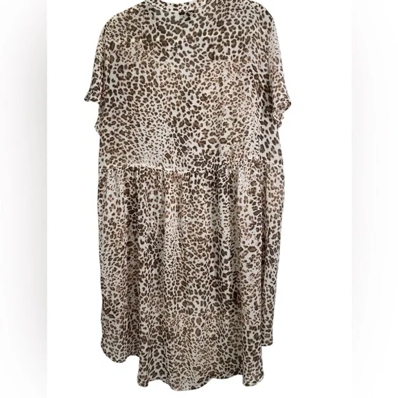NEW Torrid Lexie Babydoll Cheetah Tunic - Picture 4 of 8